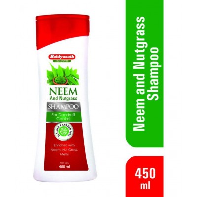 Baidyanath Neem and Nutgrass Hair Shampoo Liquid 450 ml