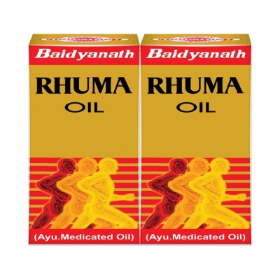 Baidyanath Rhuma Oil | (200 ml) Liquid 200 ml Pack Of 2