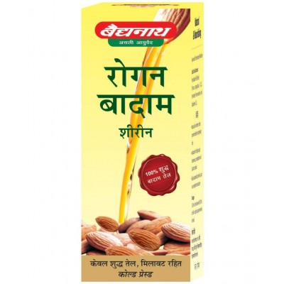 Baidyanath Rogan Badam Oil Almond Oil 25 ml (Pack Of 2)