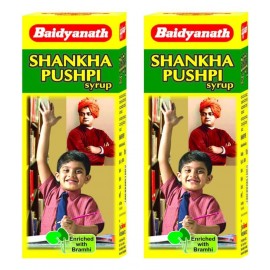 Baidyanath Shankhapushpi Syrup Improve Memory 100 ml Pack Of 2