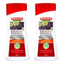 Baidyanath Shikakai and Bhringraj Shampoo Liquid 200 ml Pack Of 2