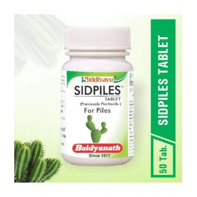 Baidyanath Sidpiles  Tablet 50 no.s Pack Of 1