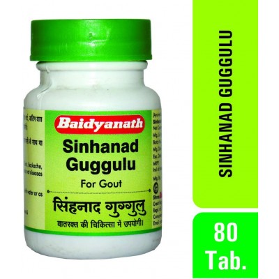 Baidyanath Sinhanad Guggulu Tablet 80 no.s Pack Of 1