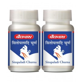 Baidyanath Sitopaladi Churna | (60g) Powder 60 gm Pack of 2