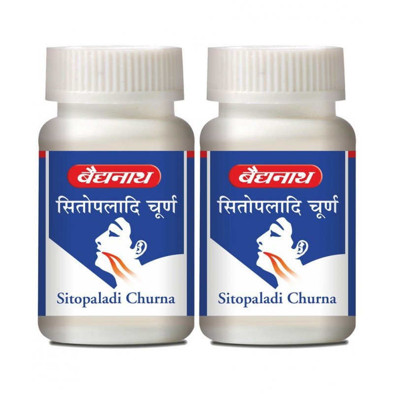 Baidyanath Sitopaladi Churna | (60g) Powder 60 gm Pack of 2