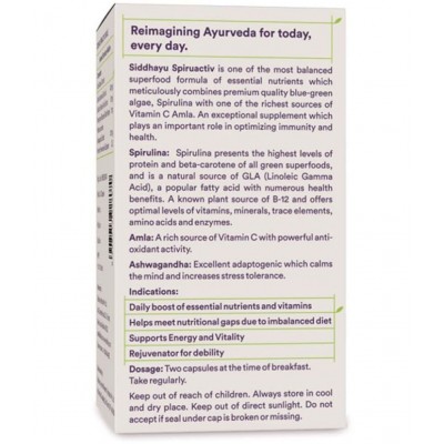 Baidyanath Spiruactiv Spirulina Capsule 30 no.s