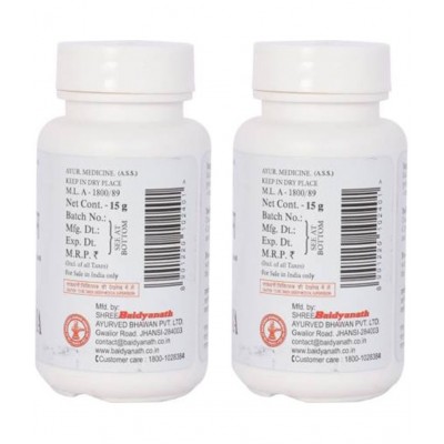 Baidyanath Tankan Bhasma for Diuretic & Antisepetic Powder 15 gm Pack Of 2