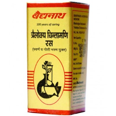 Baidyanath Trailokyachintamani Ras Smy Tablet 5 no.s Pack of 1