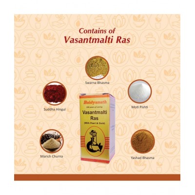 Baidyanath Vasant Malti Ras Tablet 10 no.s Pack Of 1