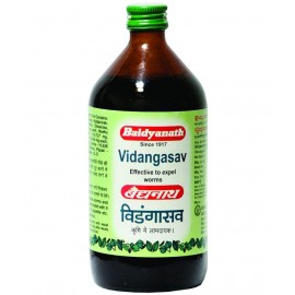 Baidyanath Vidangasava Effective to Expel Worms Liquid 450 ml Pack Of 2