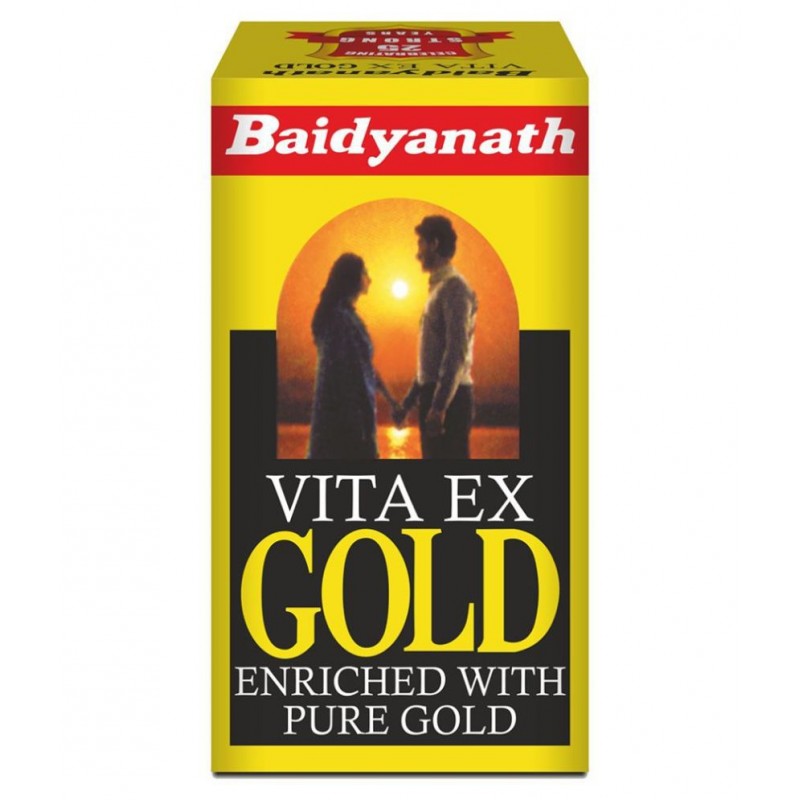 Baidyanath Vita Ex Gold Enriched with Pure Shilajit Capsule 20 no.s Pack Of 1
