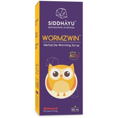 Baidyanath Wormzwin Deworming Syrup for Kids Liquid 150 ml Pack Of 2