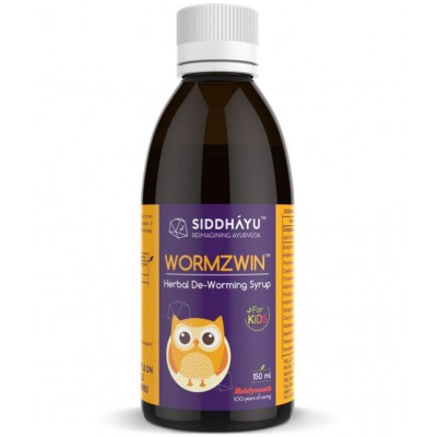 Baidyanath Wormzwin Deworming Syrup for Kids Liquid 150 ml Pack Of 2