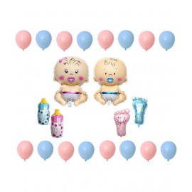 Balloon Junction Themez Only Baby Shower Party Decoration (Combo 1) - Total Pack of 26 pcs Balloon Junction Themez Only Baby Shower Party Decoration (Combo 1) - Total Pack of 26 pcs