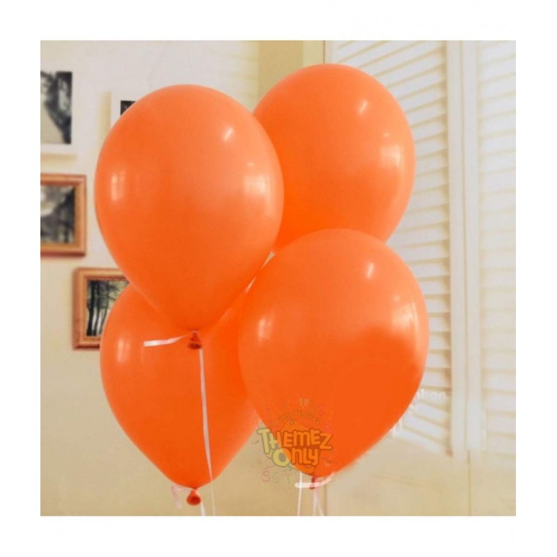 Balloon Junction Themez Only Pastel Color Balloons for Party Decoration - Pack of 50 pcs (Peach)