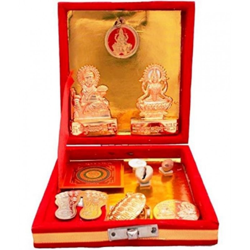 Bansiwal Shri Kuber Dhan Laxmi Varsha Yantra for Prosperity & Good Luck Brass Yantra  (Pack of 1)
