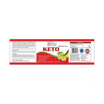 BeSure 100 % Keto Capsules with Aloe Vera 800 mg Unflavoured Single Pack