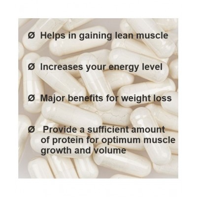 BeSure 100 % Whey Protein Capsules -Gain Lean Muscle 800 mg