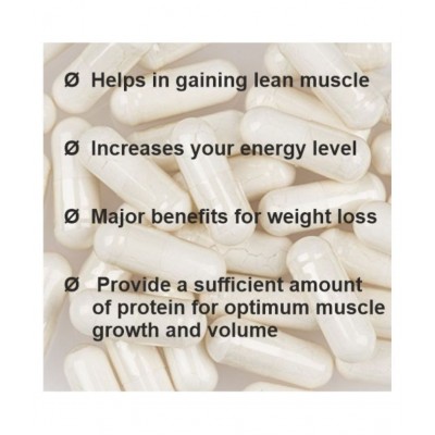 BeSure 100 % Whey Protein Capsules -Gain Lean Muscle 800 mg Pack of 3