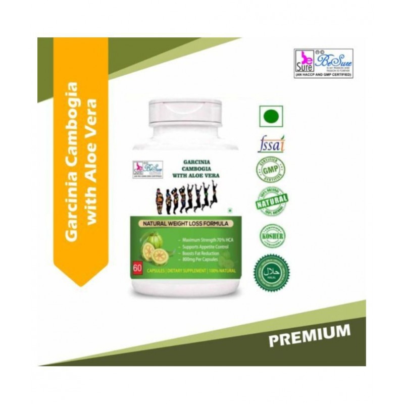 BeSure Garcinia Cambogia 60 Capsules 800 mg Fat Burner Capsule