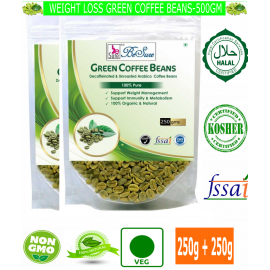 BeSure Green Coffee Beans Decaffeinated Unroasted Arabica 250 gm Unflavoured Pack of 2