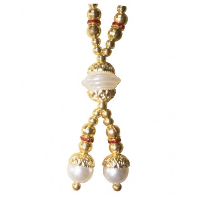 Beautiful Handamde Golden & Silver beads Mala / Garland