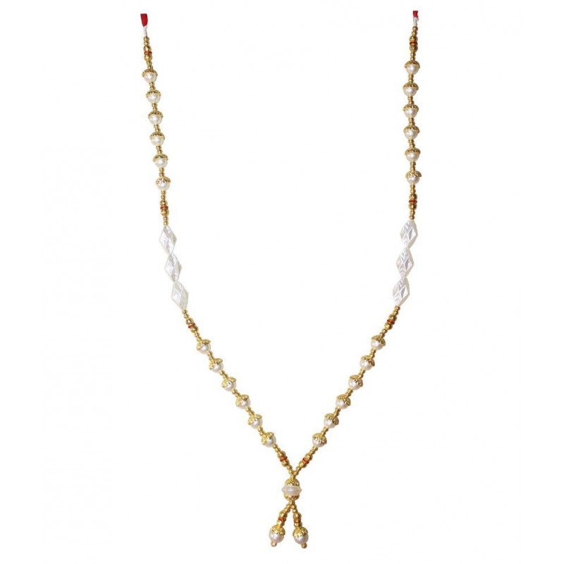 Beautiful Handamde Golden & Silver beads Mala / Garland
