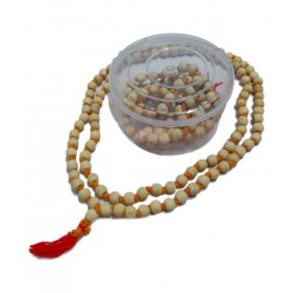 Bhagwati Beige Tulsi Mala