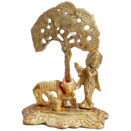 Bhoomi - Lord Krishna Brass Idol