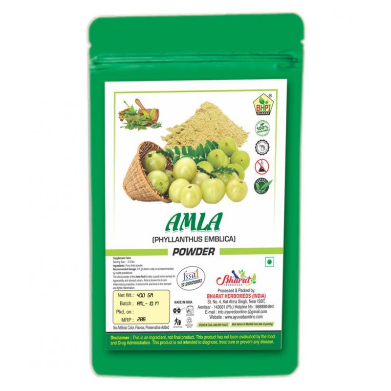 Bhpi Bharat Amla Powder Powder 400 gm