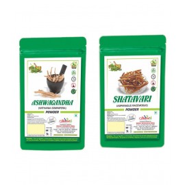 Bhpi Bharat Ashwagandha and Shatavari 100gm Each Powder 200 gm