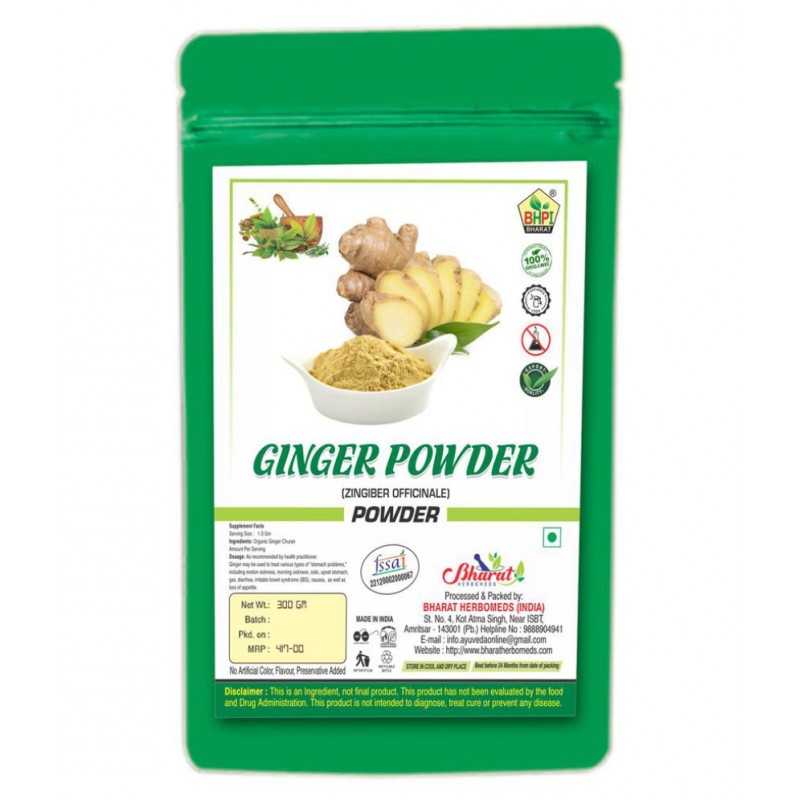 Bhpi Bharat Ginger | Reduce Inflammation | Natural Powder 300 gm