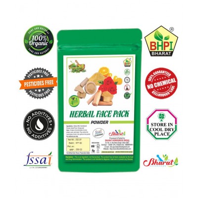 Bhpi Bharat Herbal Face Pack | Ubtan | 4 in 1 Powder 200 gm