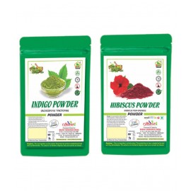 Bhpi Bharat Indigo & Hibiscus Combo 100gm Each Powder 200 gm