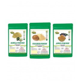 Bhpi Bharat Karela Jamun Methi Fenugreek 100gm Each Powder 300 gm