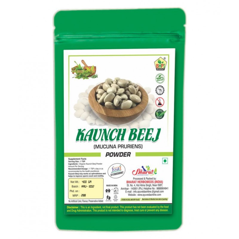 Bhpi Bharat Kaunch Beej Powder Powder 400 gm