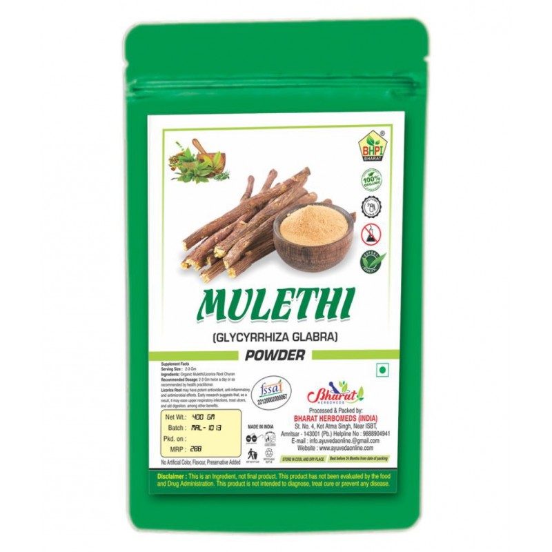 Bhpi Bharat Mulethi Powder Powder 400 gm