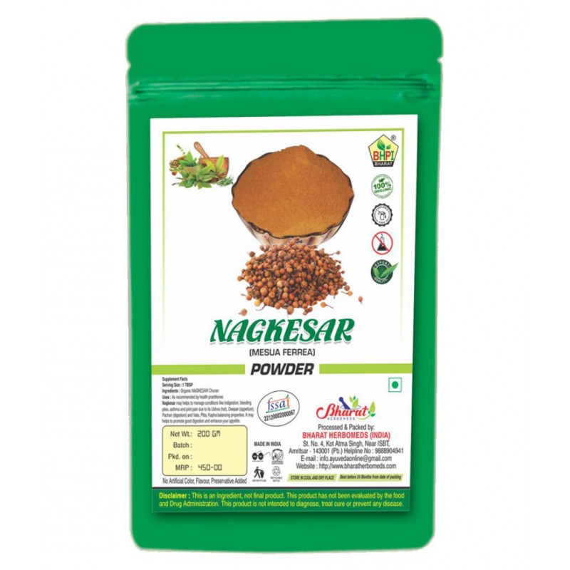 Bhpi Bharat NagKesar | Mesua Ferrea | Cobra Saffron Powder 200 gm