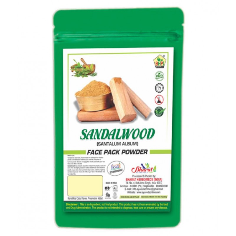 Bhpi Bharat Sandalwood Face Pack | Evens Skin Tone Powder 200 gm