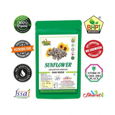 Bhpi Bharat Sunflower Seeds For Eating | Weight Loss Raw Herbs 300 gm