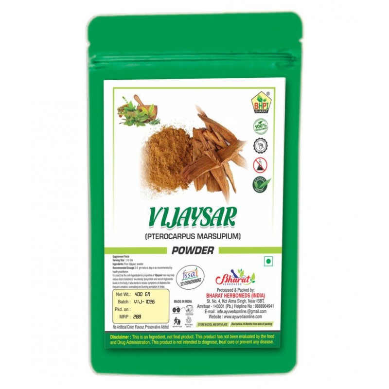 Bhpi Bharat Vijaysar Powder Powder 400 gm
