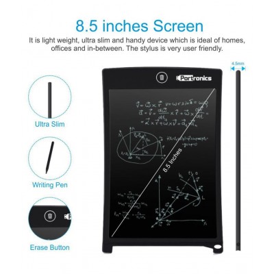 Bing Cherry Multi Color LCD E-Writer Electronic Writing Pad/Tablet Drawing Board (Paperless Memo Digital Tablet)(LCD pad for Writing) (8.5 Inch)
