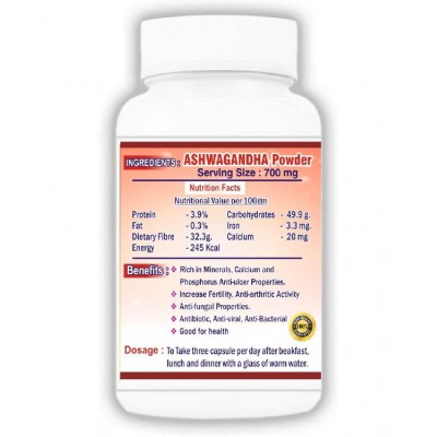 BioMed Ashwagandha Capsule 90 no.s Pack Of 1 BioMed Ashwagandha Capsule 90 no.s Pack Of 1