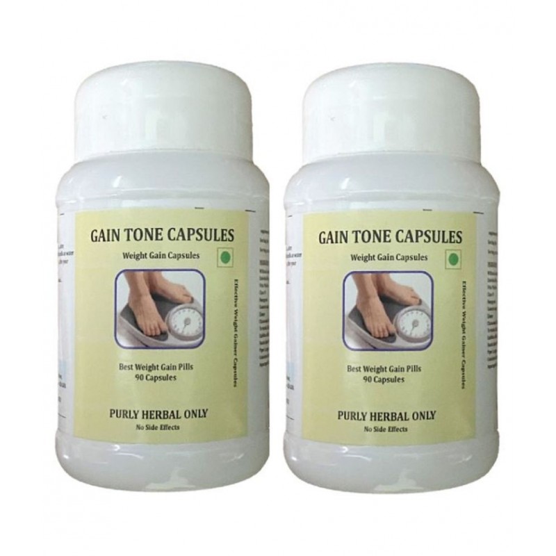 BioMed Gain Tone Capsules ( weight gain ) 180 no.s Unflavoured Pack of 2