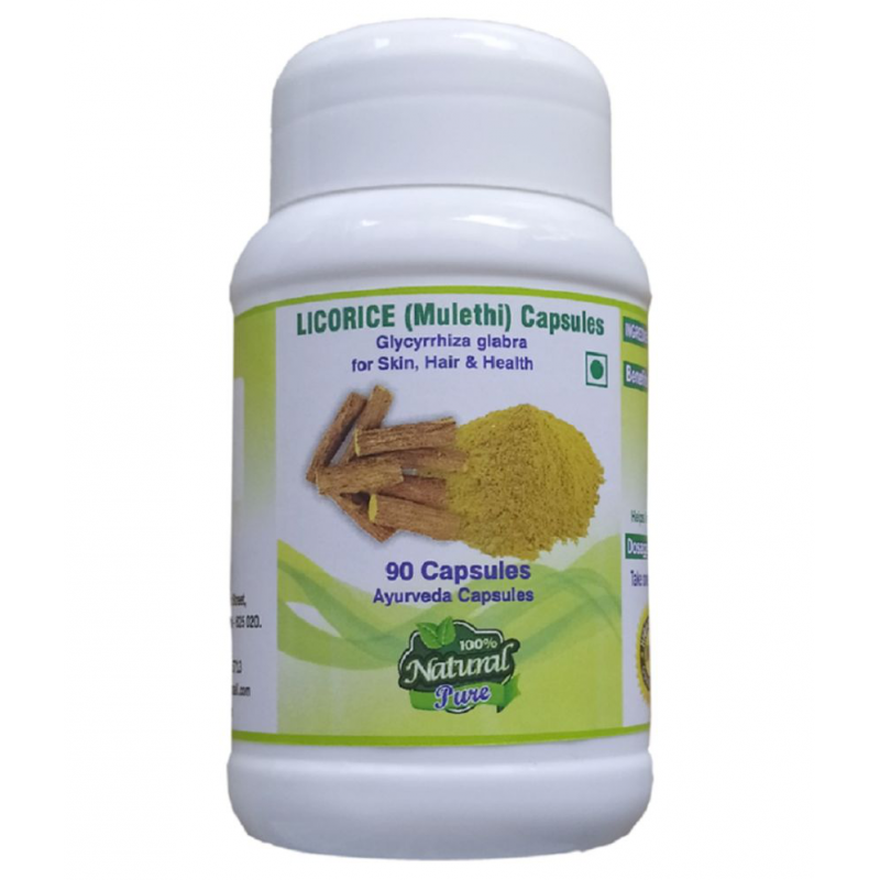 BioMed Licorice (Mulethi) Capsules, 800 mg Capsule 90 no.s Pack Of 1