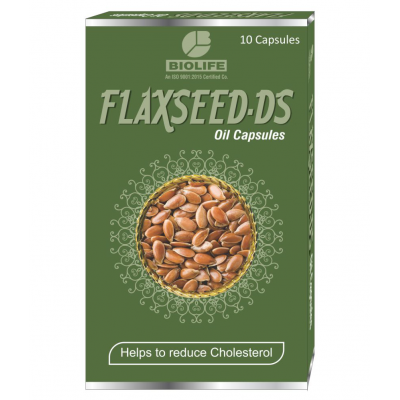 Biolife Technologies FLAX SEED Capsule 60 gm Pack Of 2