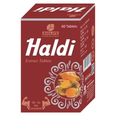 Biolife Technologies Haldi extract Tablets Tablet 60 gm Pack of 3
