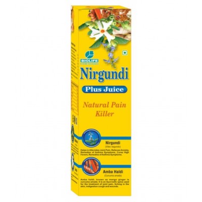 Biolife Technologies Nirgundi Plus Juice Liquid 1400 ml Pack Of 2