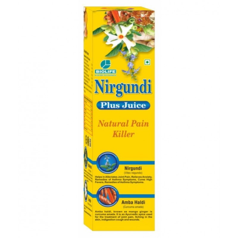 Biolife Technologies Nirgundi Plus Juice Liquid 1400 ml Pack Of 2