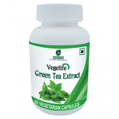 Biolife Technologies VEGELIFE - GREEN TEA Capsule 60 gm Pack Of 2